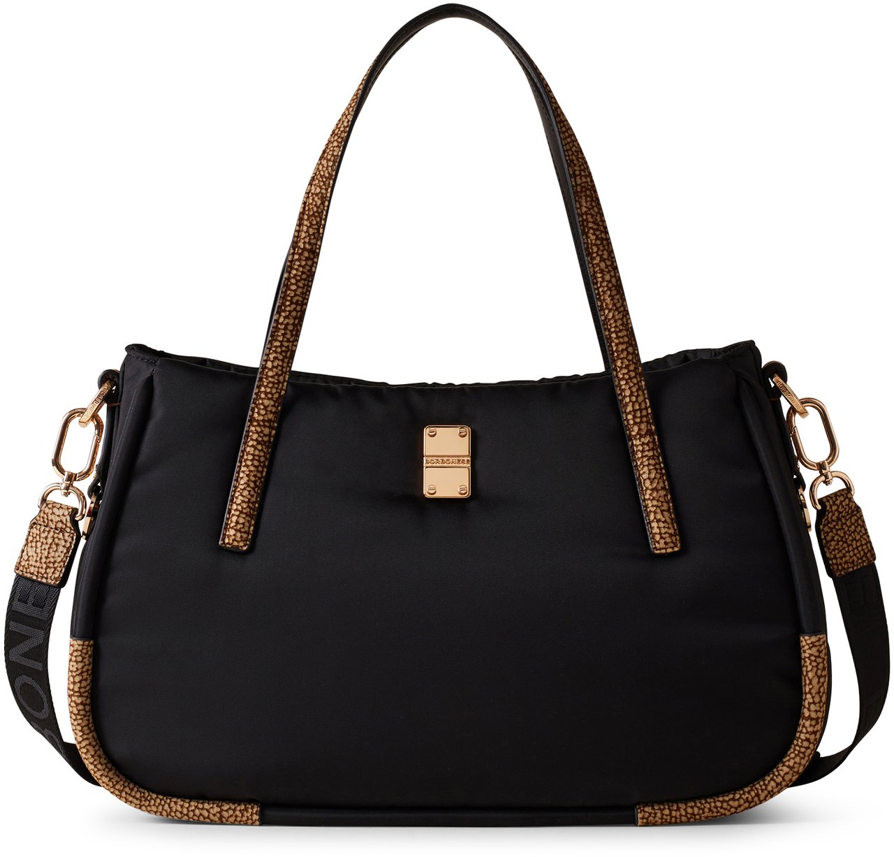 Borbonese CAHIER SHOPPER MEDIUM Bruin