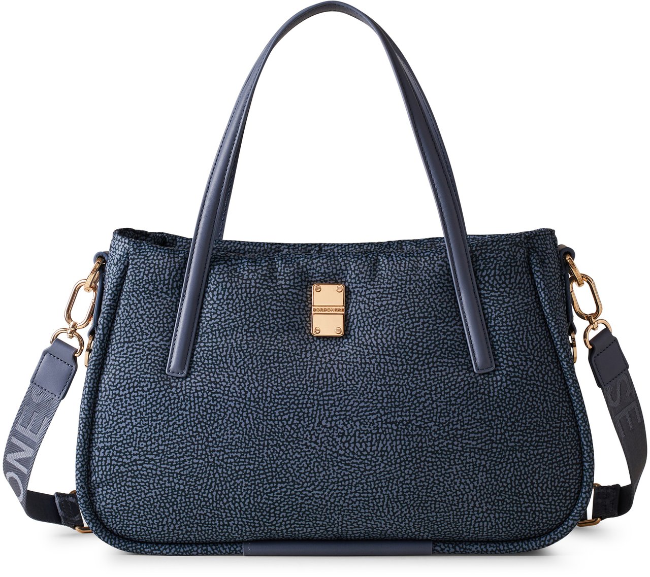 Borbonese CAHIER SHOPPER MEDIUM Blauw