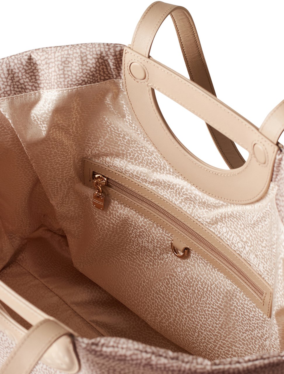 Borbonese BOUCHE SHOPPER LARGE Beige
