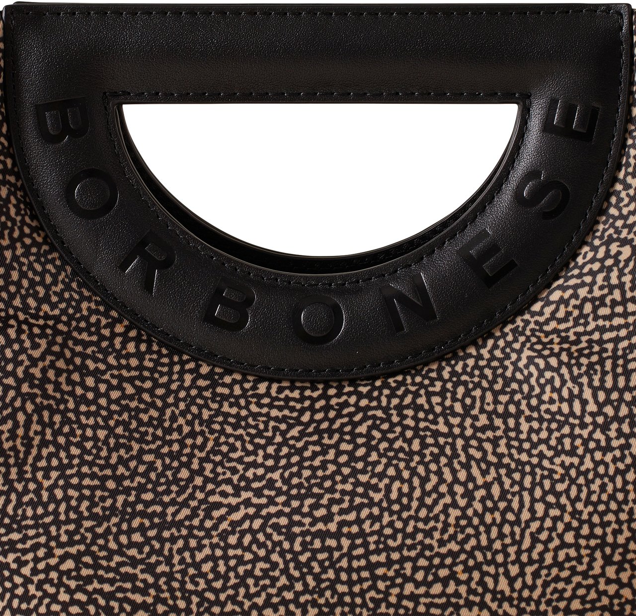 Borbonese BOUCHE SHOPPER SMALL Bruin