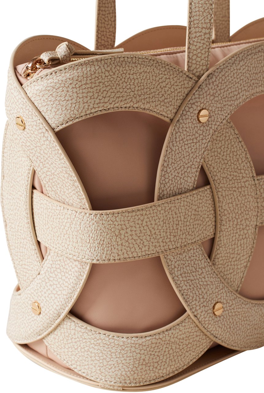 Borbonese ALL ROUND SHOPPER MEDIUM Beige