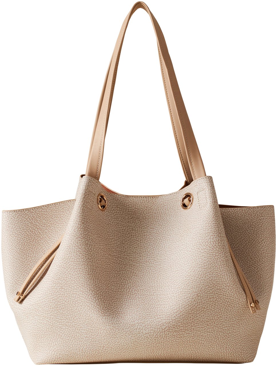 Borbonese MAREE SHOPPER MEDIUM Beige