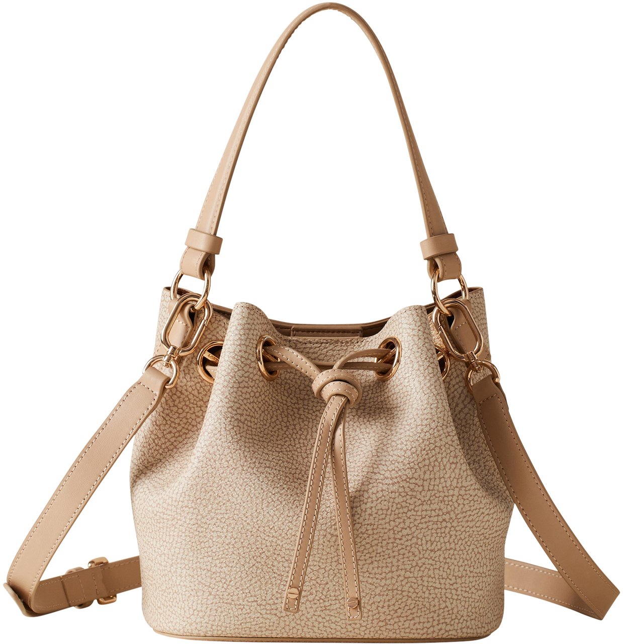 Borbonese MAREE BUCKET SMALL Beige