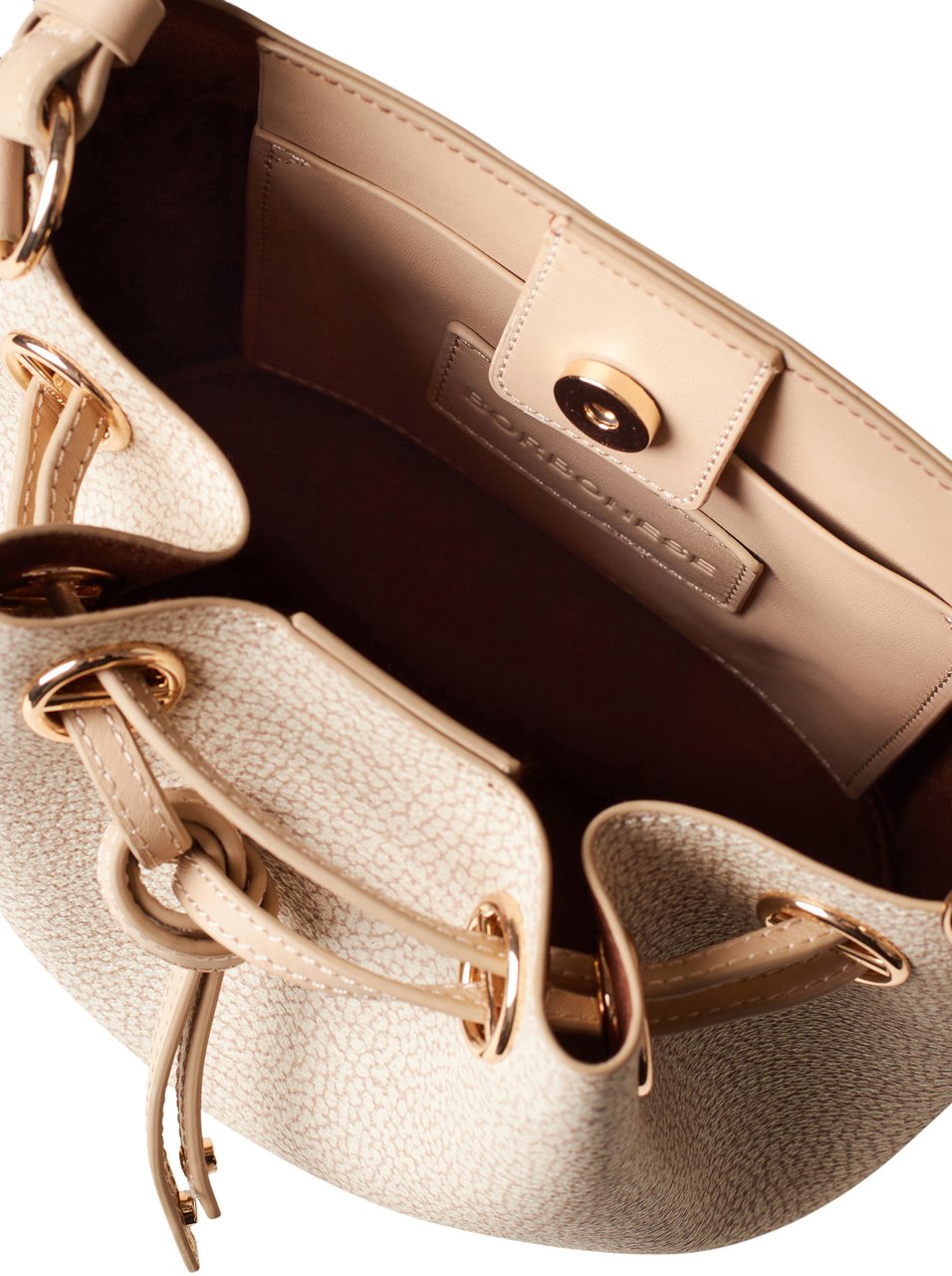 Borbonese MAREE BUCKET SMALL Beige
