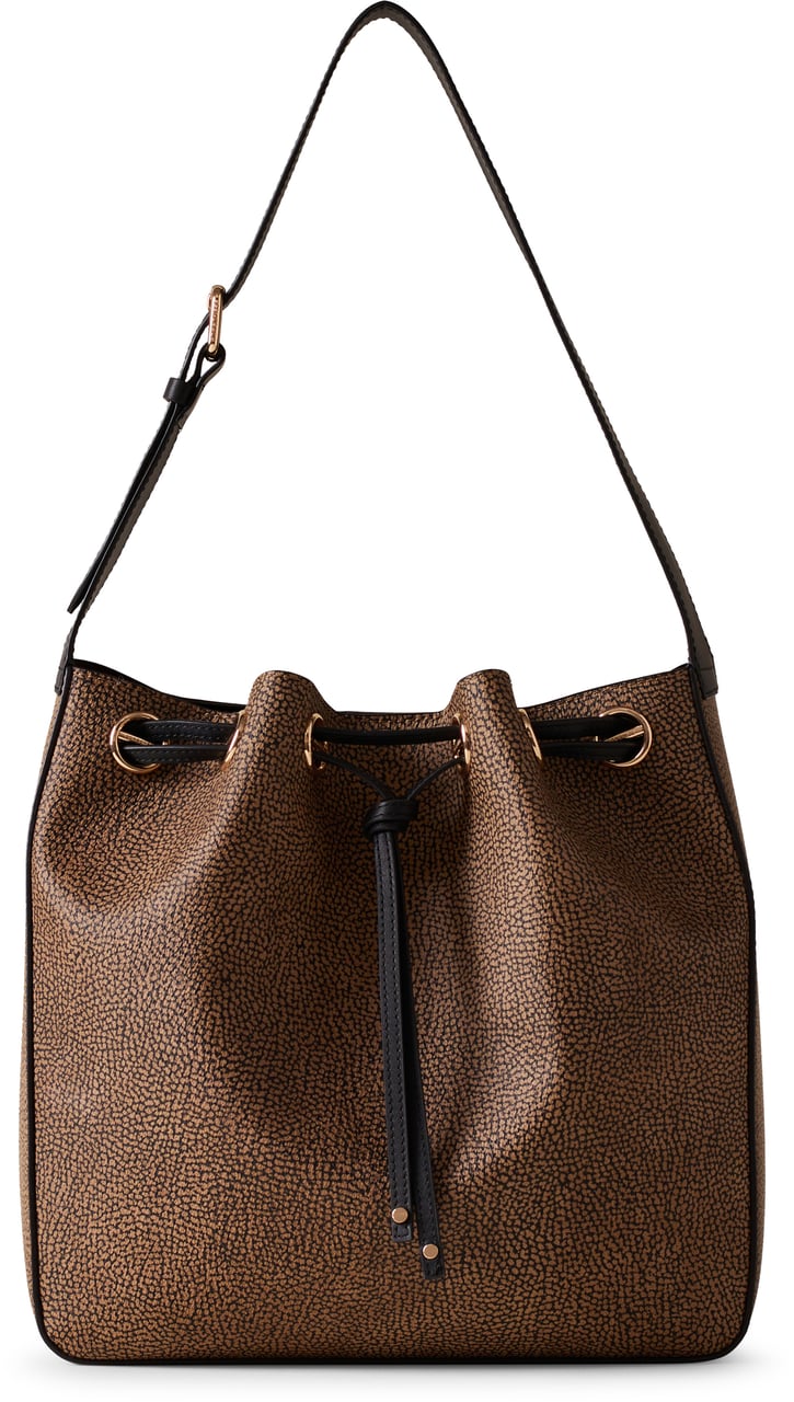 Borbonese MAREE BUCKET MEDIUM Bruin