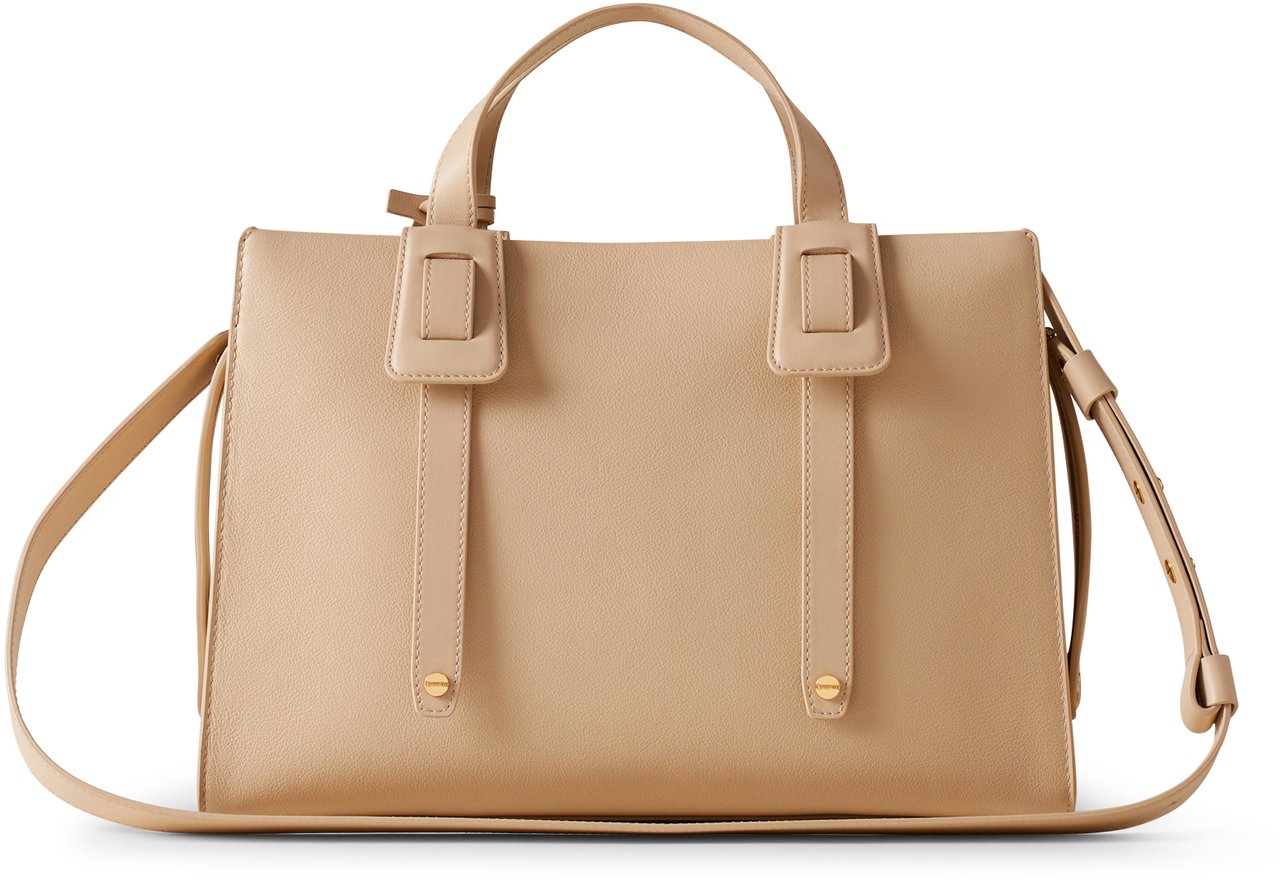 Borbonese DÉJEUNER BOSTON BAG MEDIUM Beige