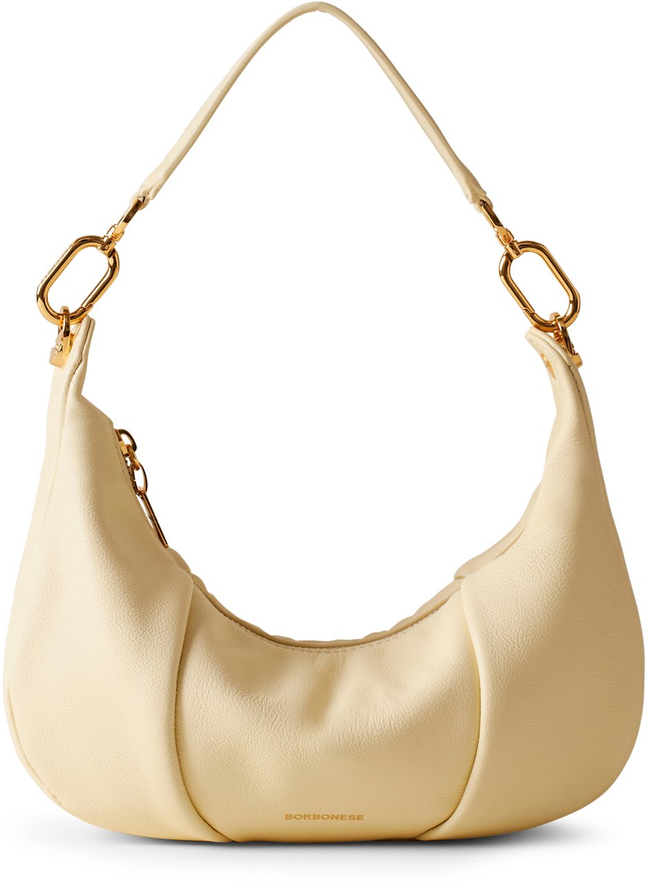 Borbonese BLOOM HOBO SMALL Beige