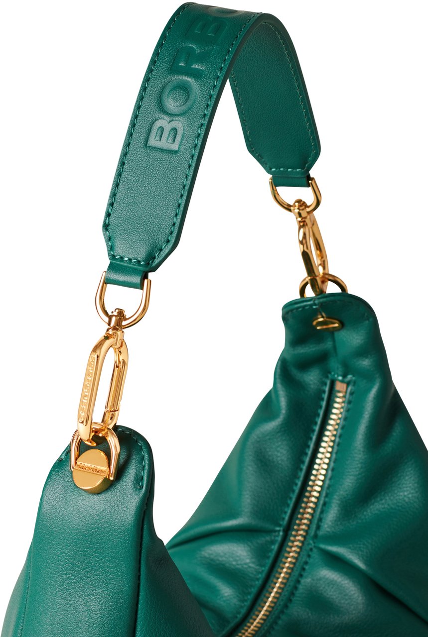 Borbonese BLOOM HOBO SMALL Groen