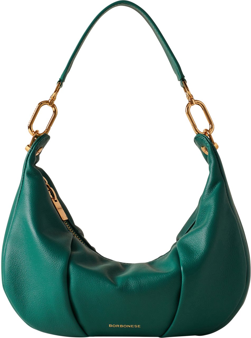 Borbonese BLOOM HOBO SMALL Groen