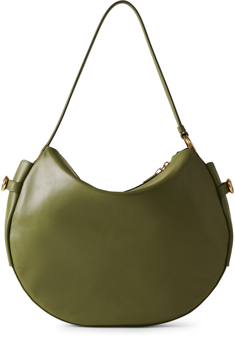 Borbonese BRIDLE MEDIUM HOBO BAG Groen