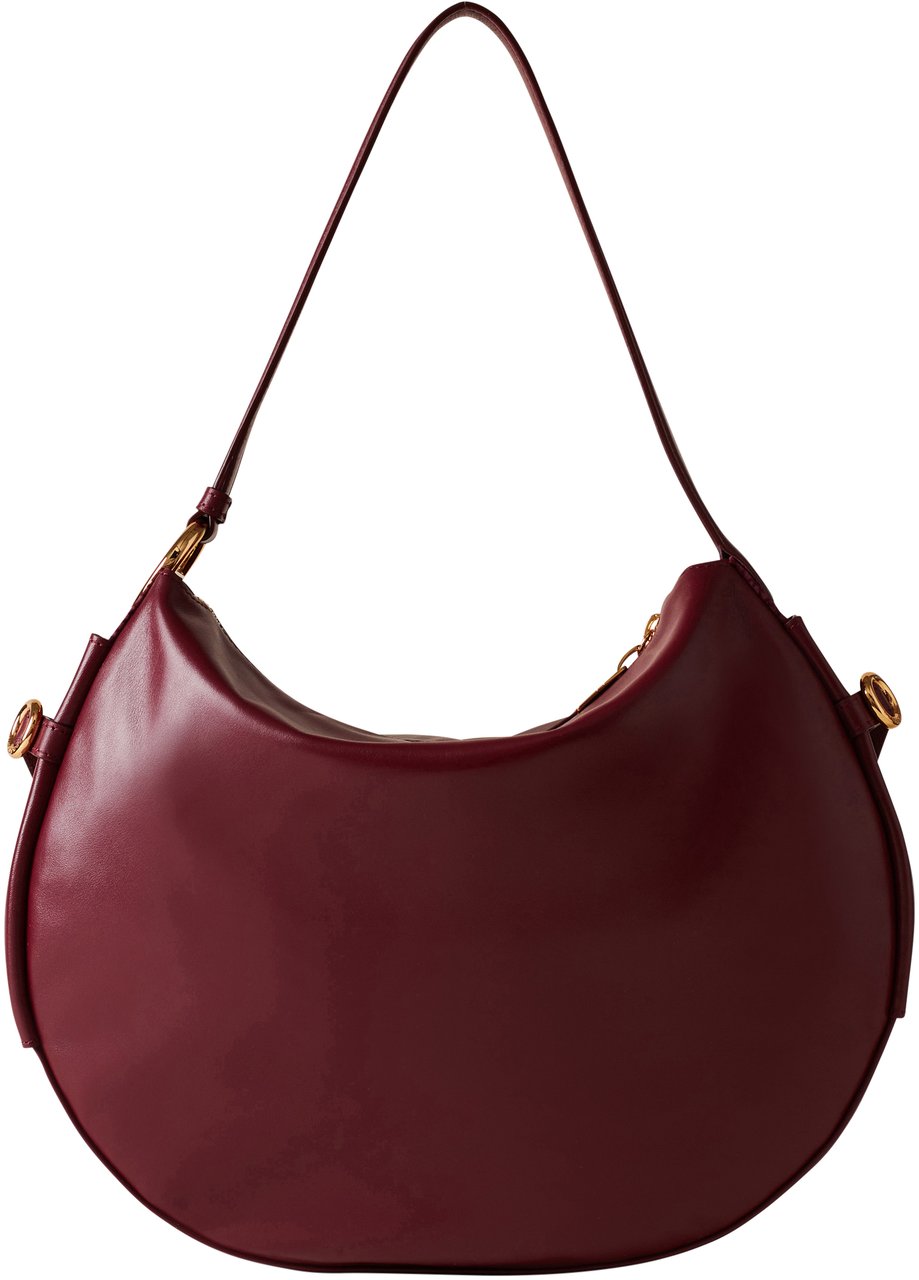 Borbonese BRIDLE MEDIUM HOBO BAG Rood
