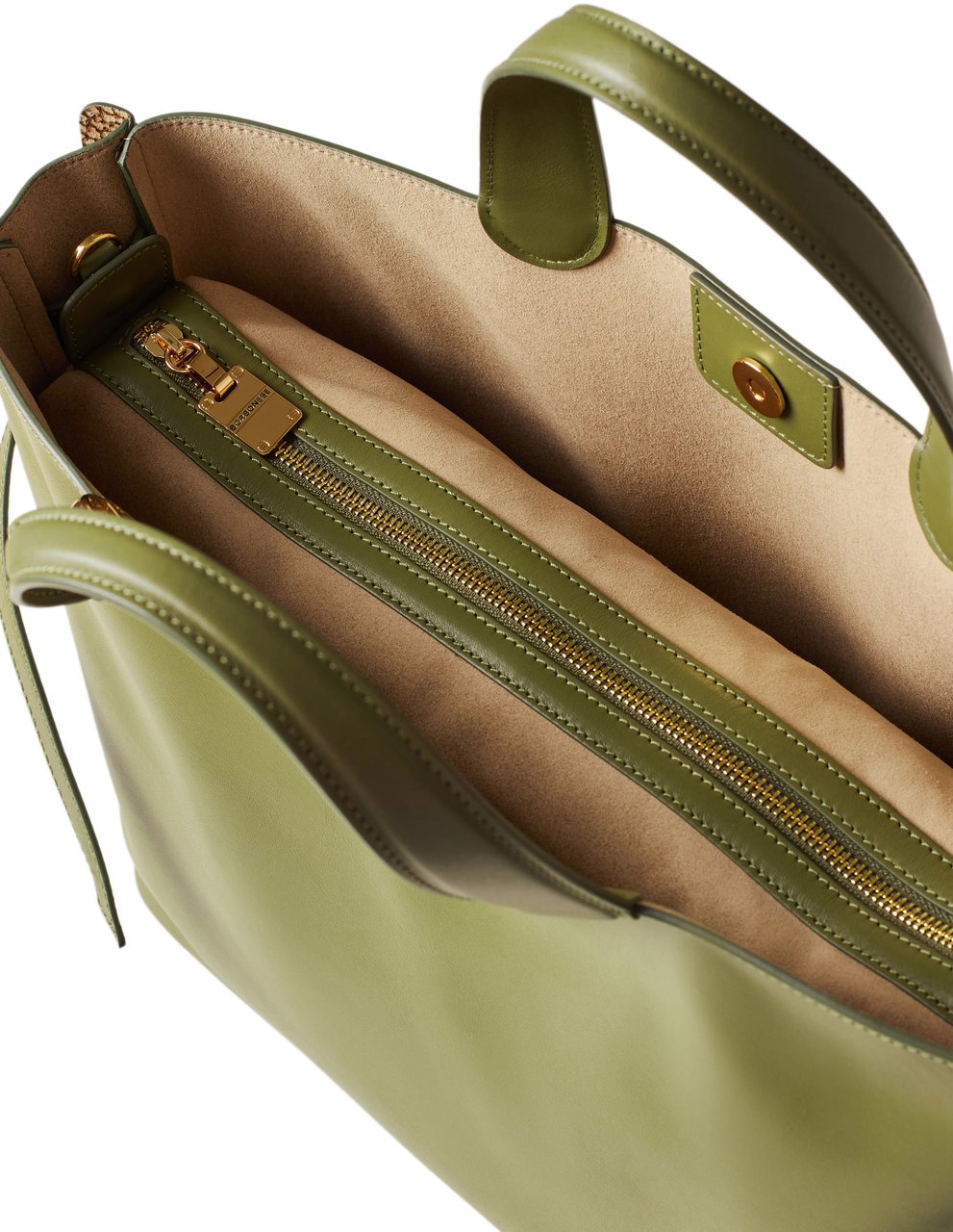 Borbonese BRIDLE MEDIUM SHOPPING BAG Groen