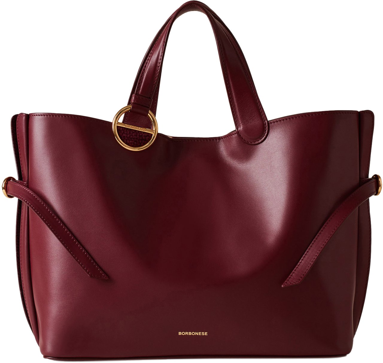 Borbonese BRIDLE MEDIUM SHOPPING BAG Rood