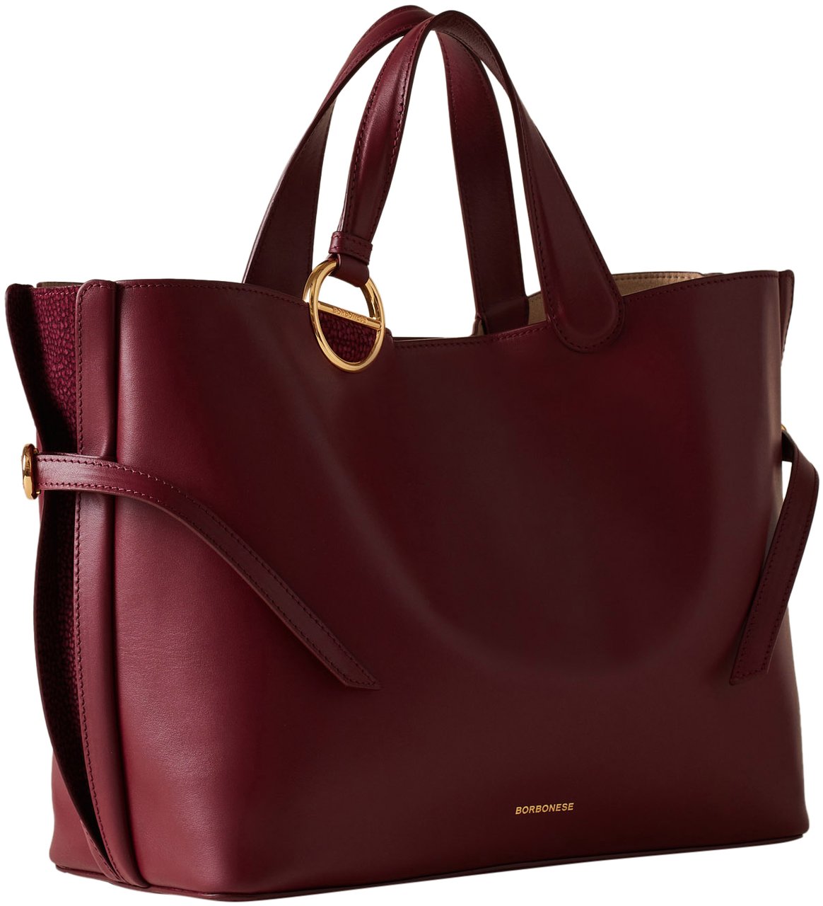 Borbonese BRIDLE MEDIUM SHOPPING BAG Rood