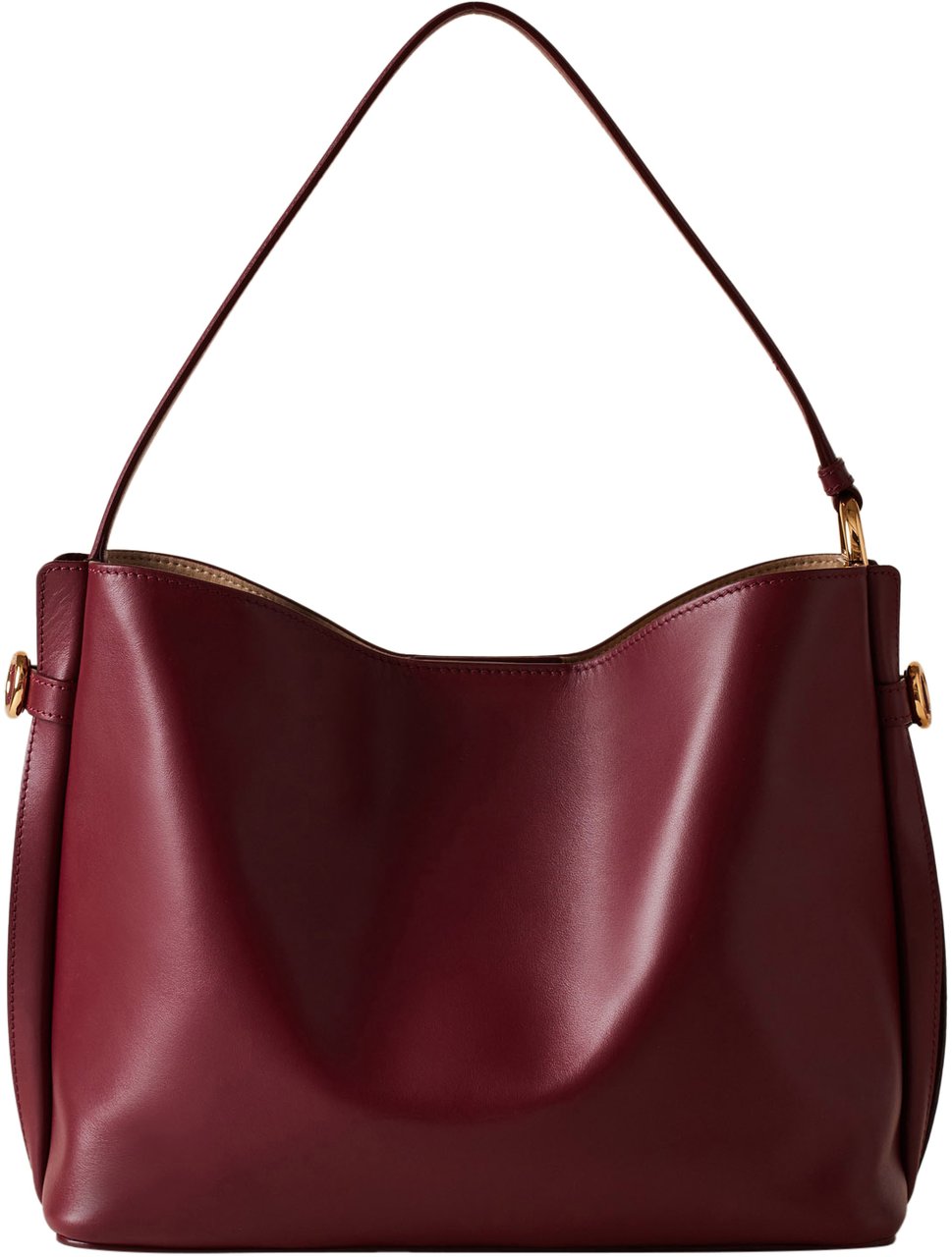 Borbonese BRIDLE MEDIUM BUCKET BAG Rood