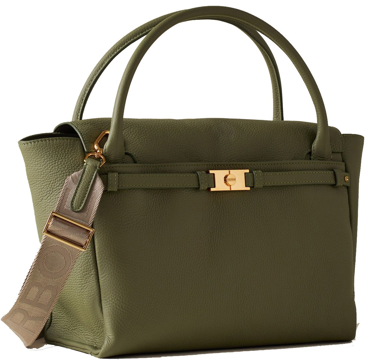 Borbonese TORINESE MEDIUM BAULETTO BAG Groen