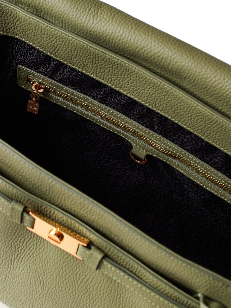 Borbonese TORINESE MEDIUM BAULETTO BAG Groen