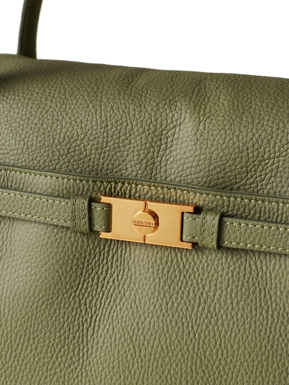 Borbonese TORINESE MEDIUM BAULETTO BAG Groen