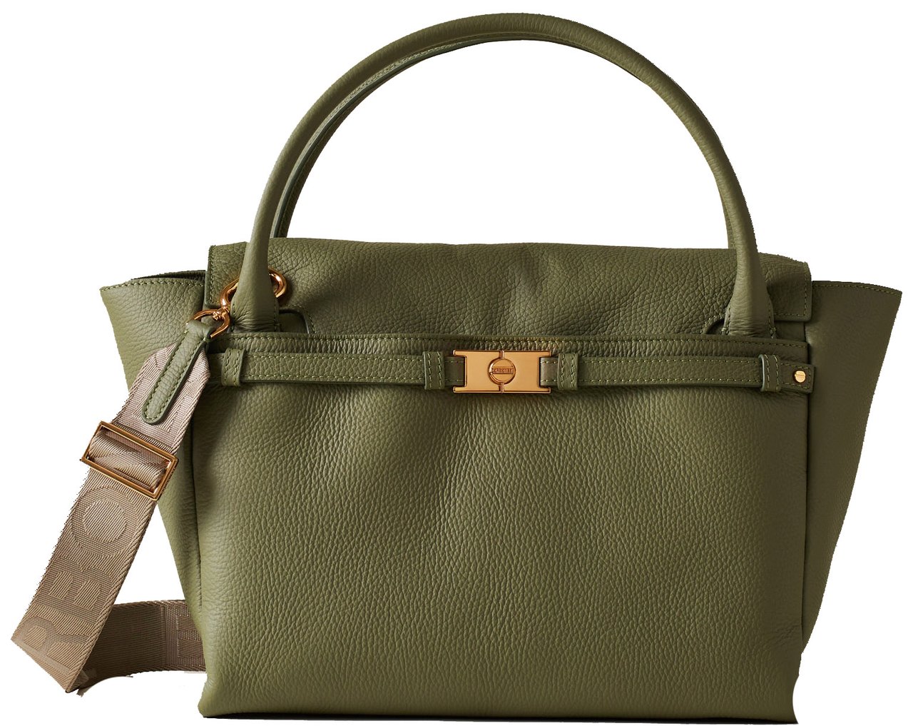 Borbonese TORINESE MEDIUM BAULETTO BAG Groen