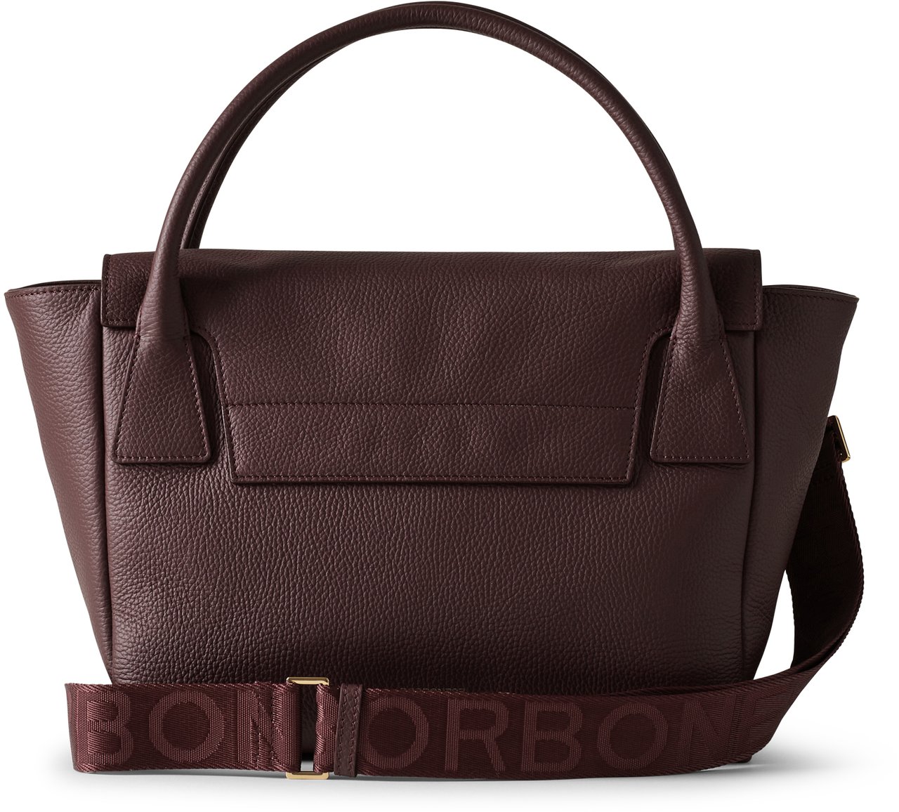 Borbonese TORINESE MEDIUM BAULETTO BAG Maroon
