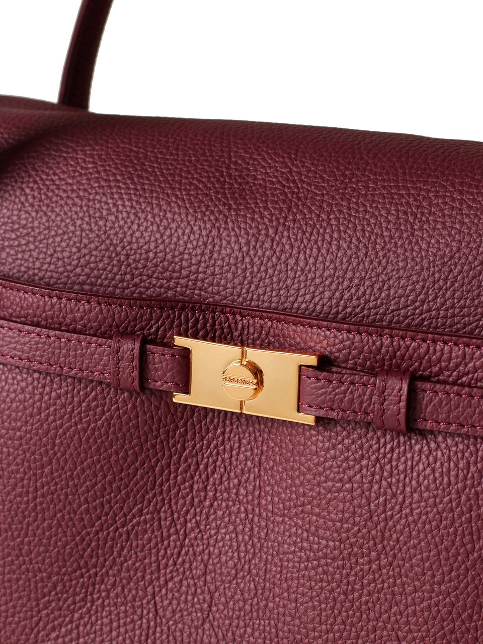 Borbonese TORINESE MEDIUM BAULETTO BAG Rood