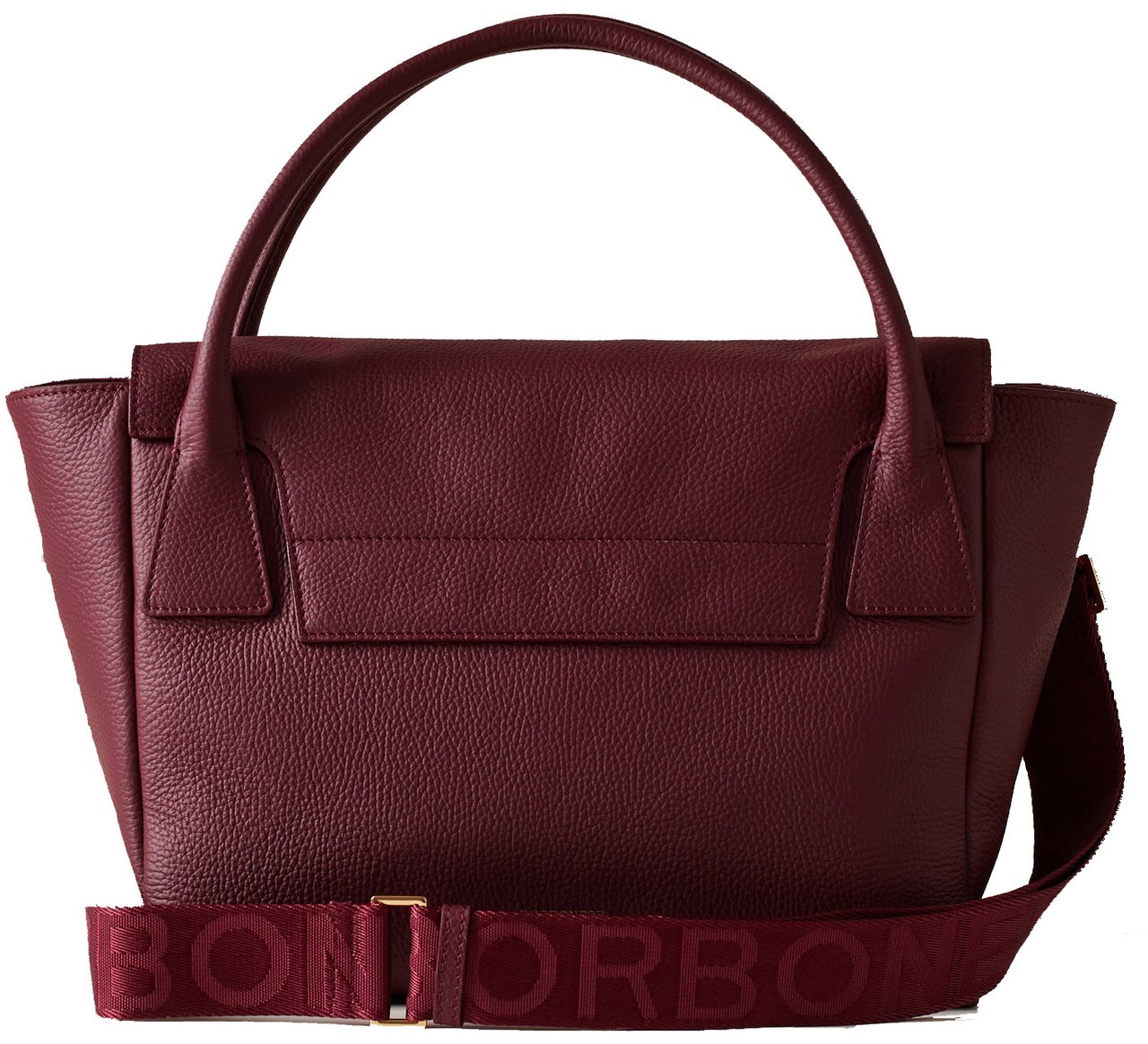 Borbonese TORINESE MEDIUM BAULETTO BAG Rood