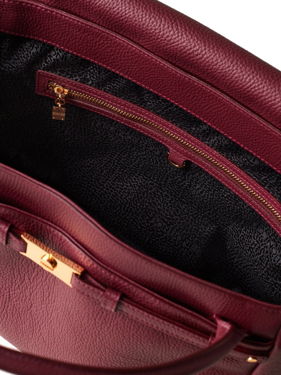 Borbonese TORINESE MEDIUM BAULETTO BAG Rood