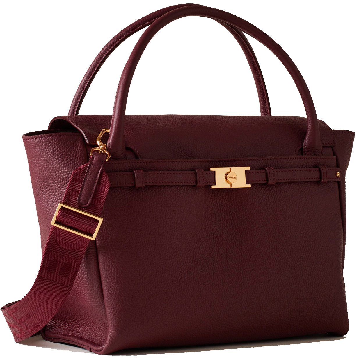 Borbonese TORINESE MEDIUM BAULETTO BAG Rood