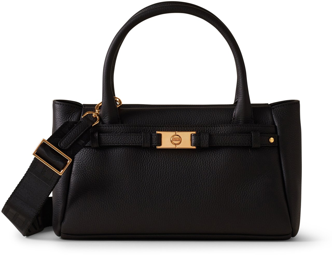 Borbonese TORINESE SMALL BAULETTO BAG Zwart