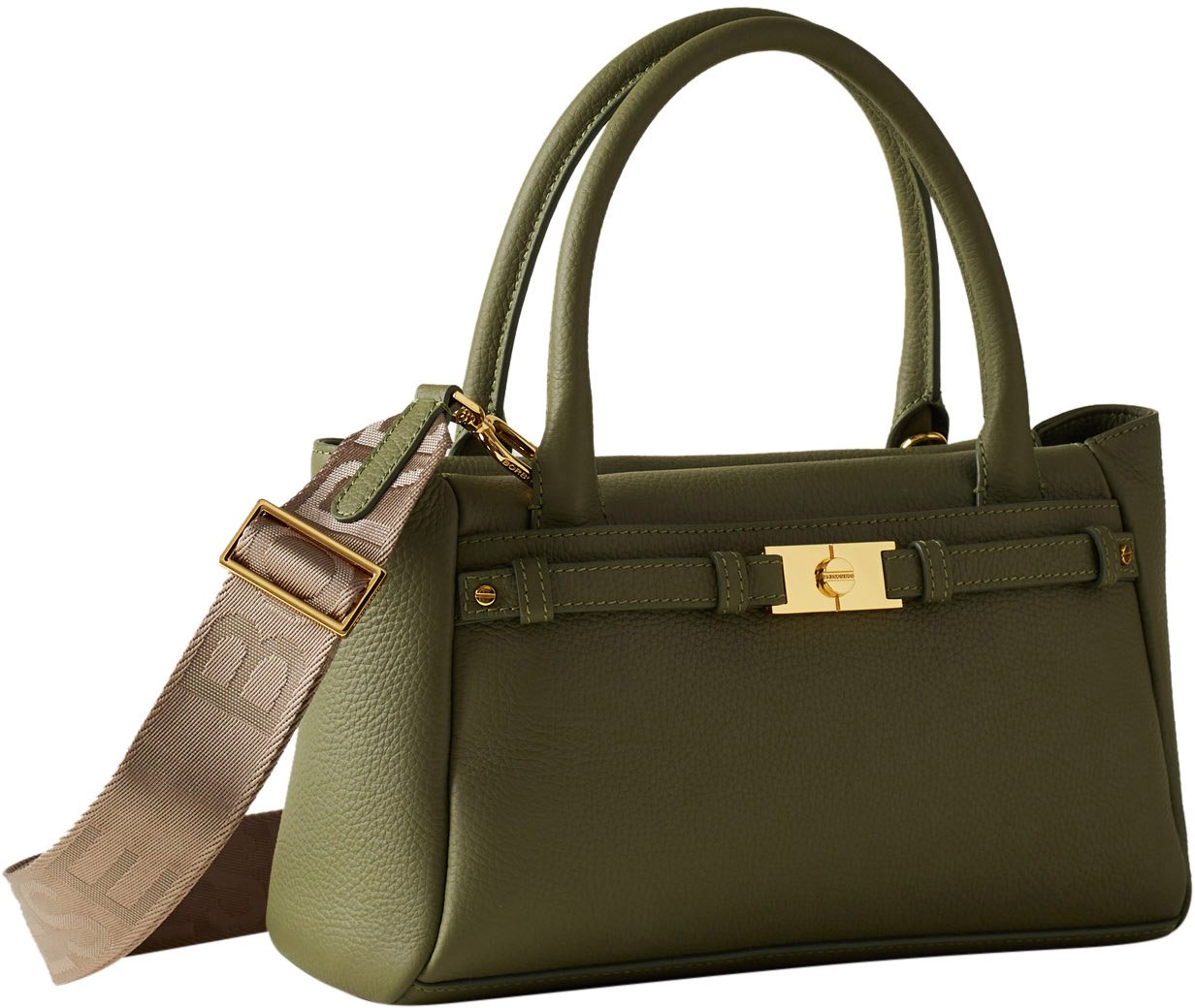Borbonese TORINESE SMALL BAULETTO BAG Groen