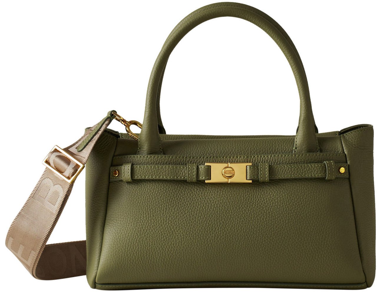 Borbonese TORINESE SMALL BAULETTO BAG Groen