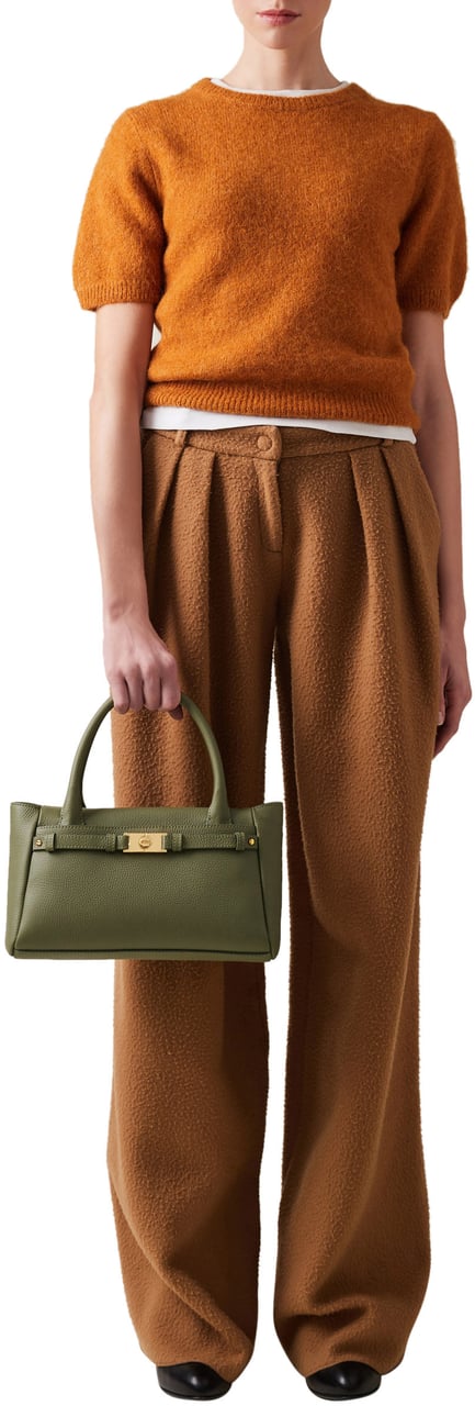 Borbonese TORINESE SMALL BAULETTO BAG Groen