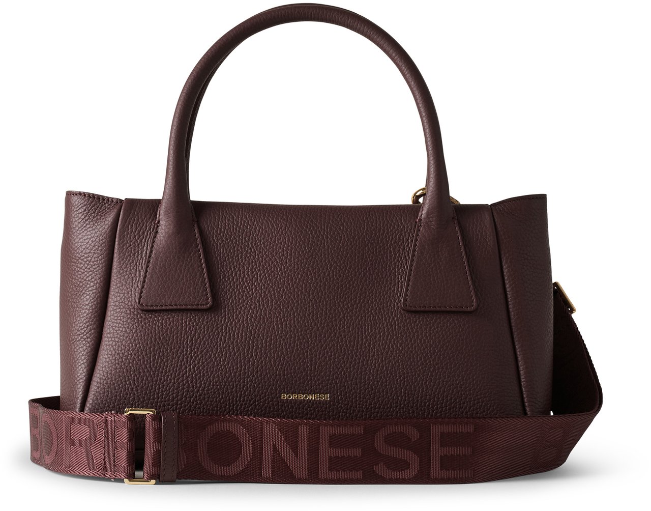 Borbonese TORINESE SMALL BAULETTO BAG Maroon