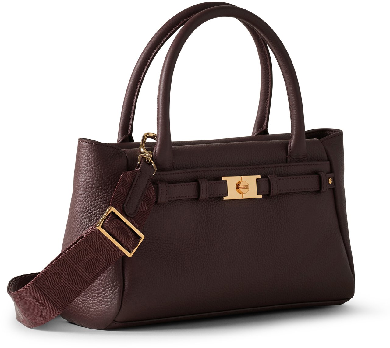 Borbonese TORINESE SMALL BAULETTO BAG Maroon