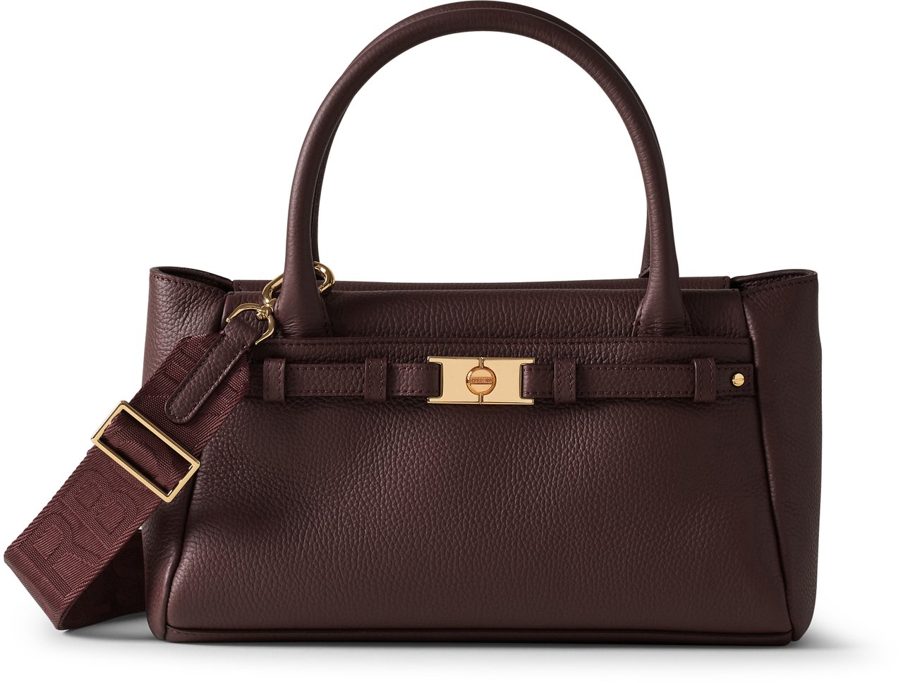Borbonese TORINESE SMALL BAULETTO BAG Maroon