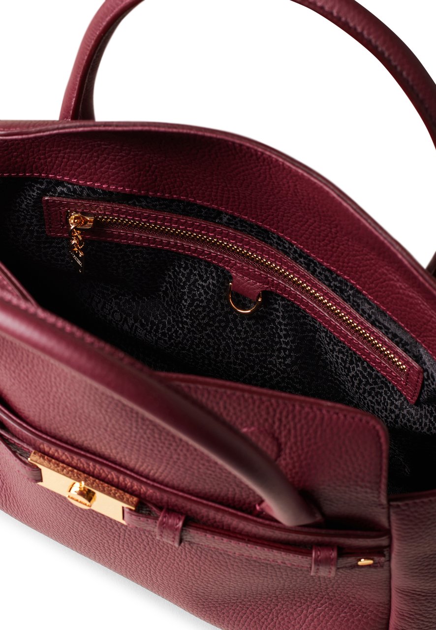 Borbonese TORINESE SMALL BAULETTO BAG Rood