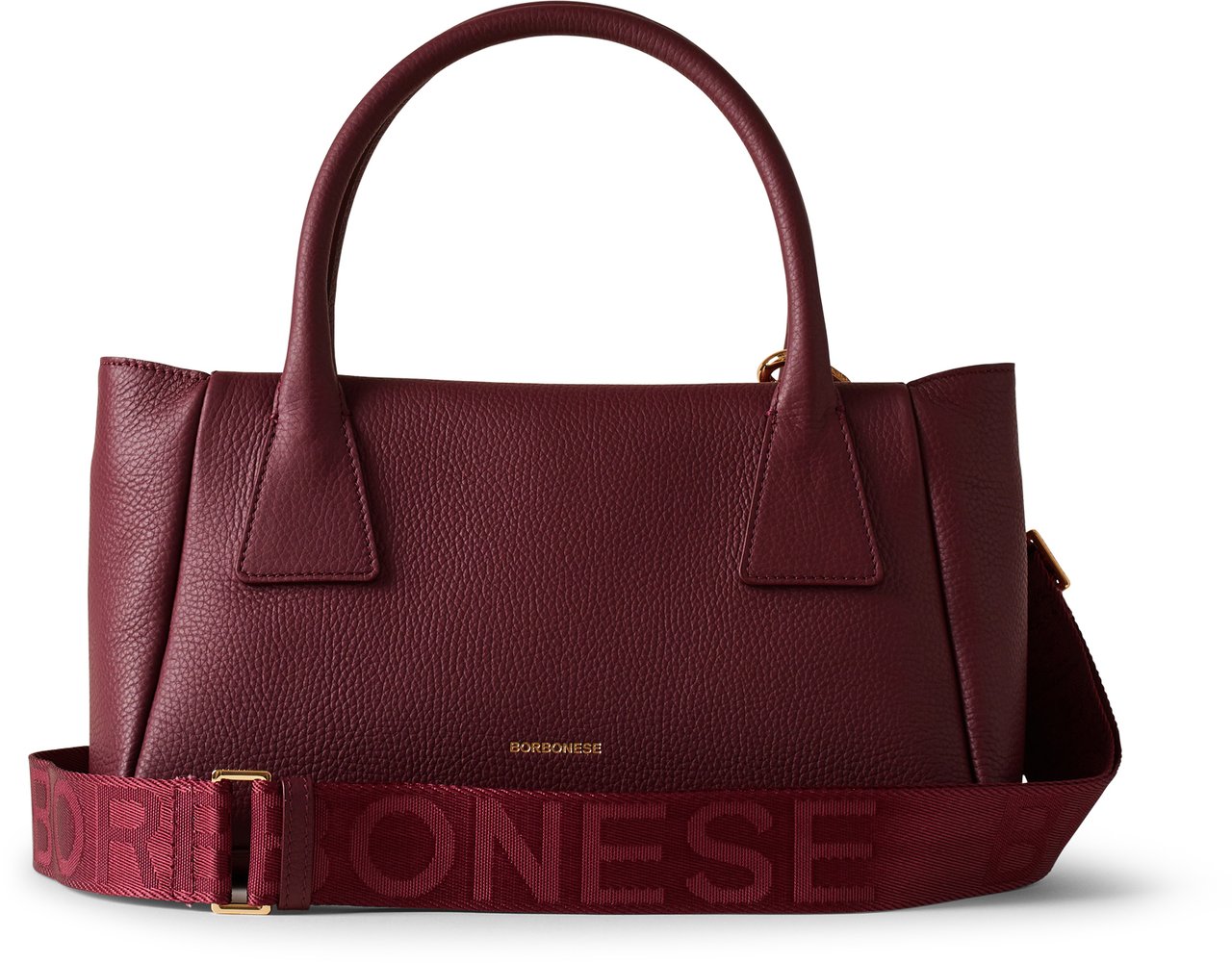 Borbonese TORINESE SMALL BAULETTO BAG Rood