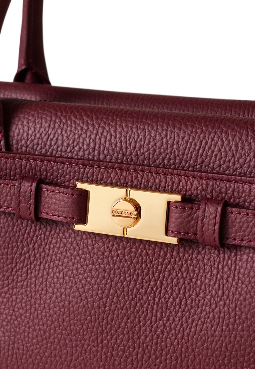 Borbonese TORINESE SMALL BAULETTO BAG Rood