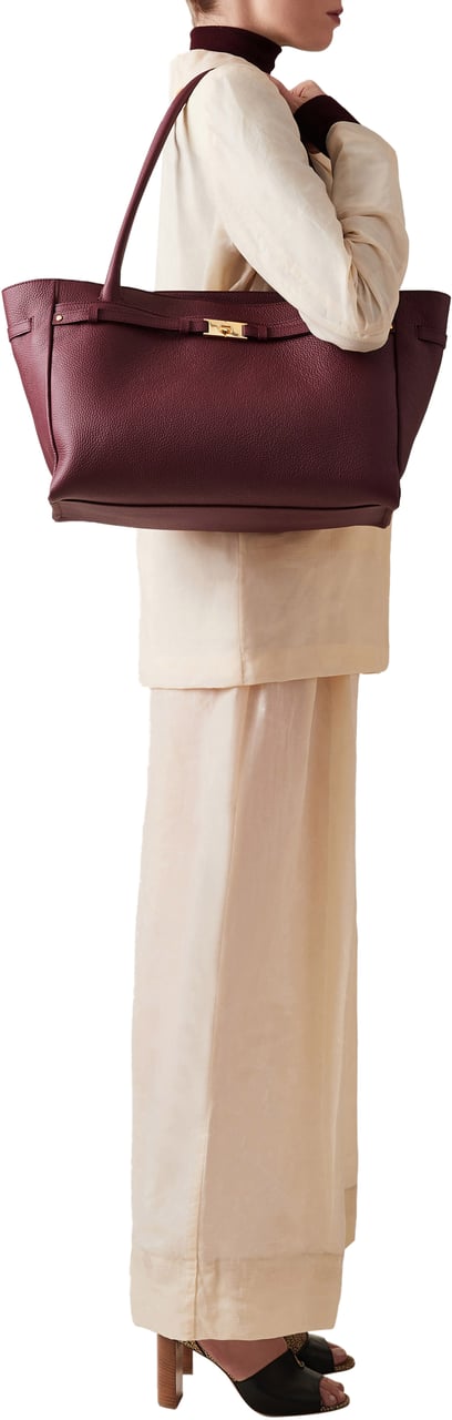 Borbonese TORINESE LARGE SHOPPING BAG Rood