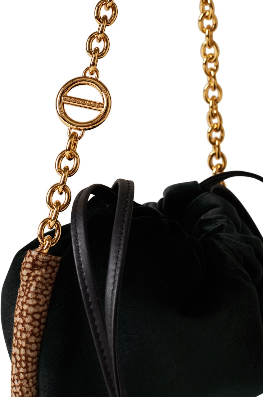 Borbonese COQUILLE MINI BAG Zwart