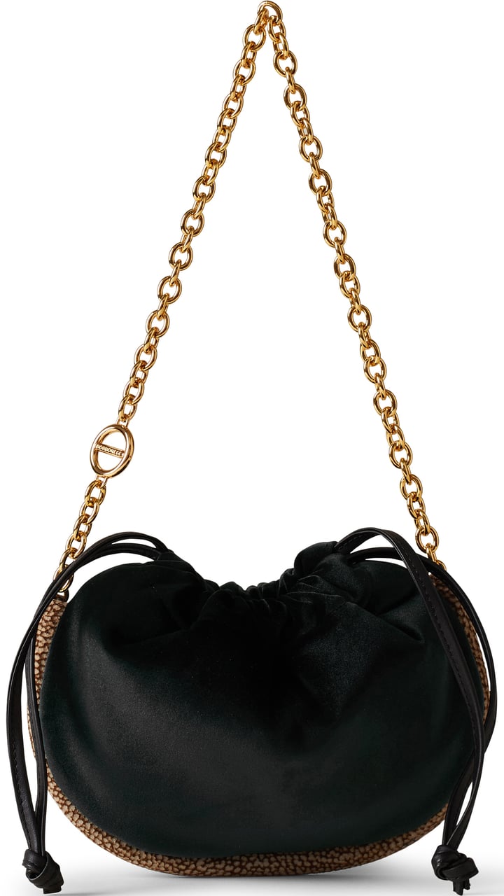 Borbonese COQUILLE MINI BAG Zwart