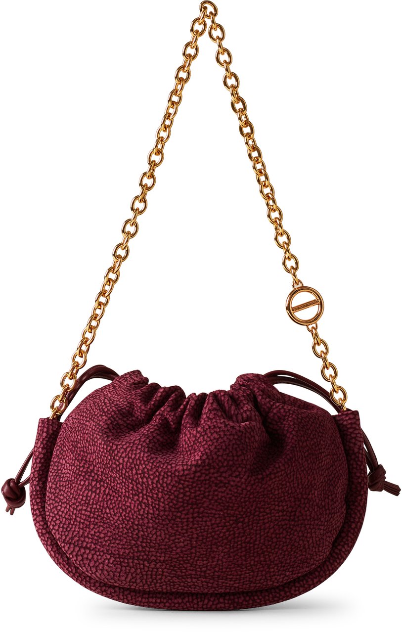 Borbonese COQUILLE SMALL HOBO BAG Rood