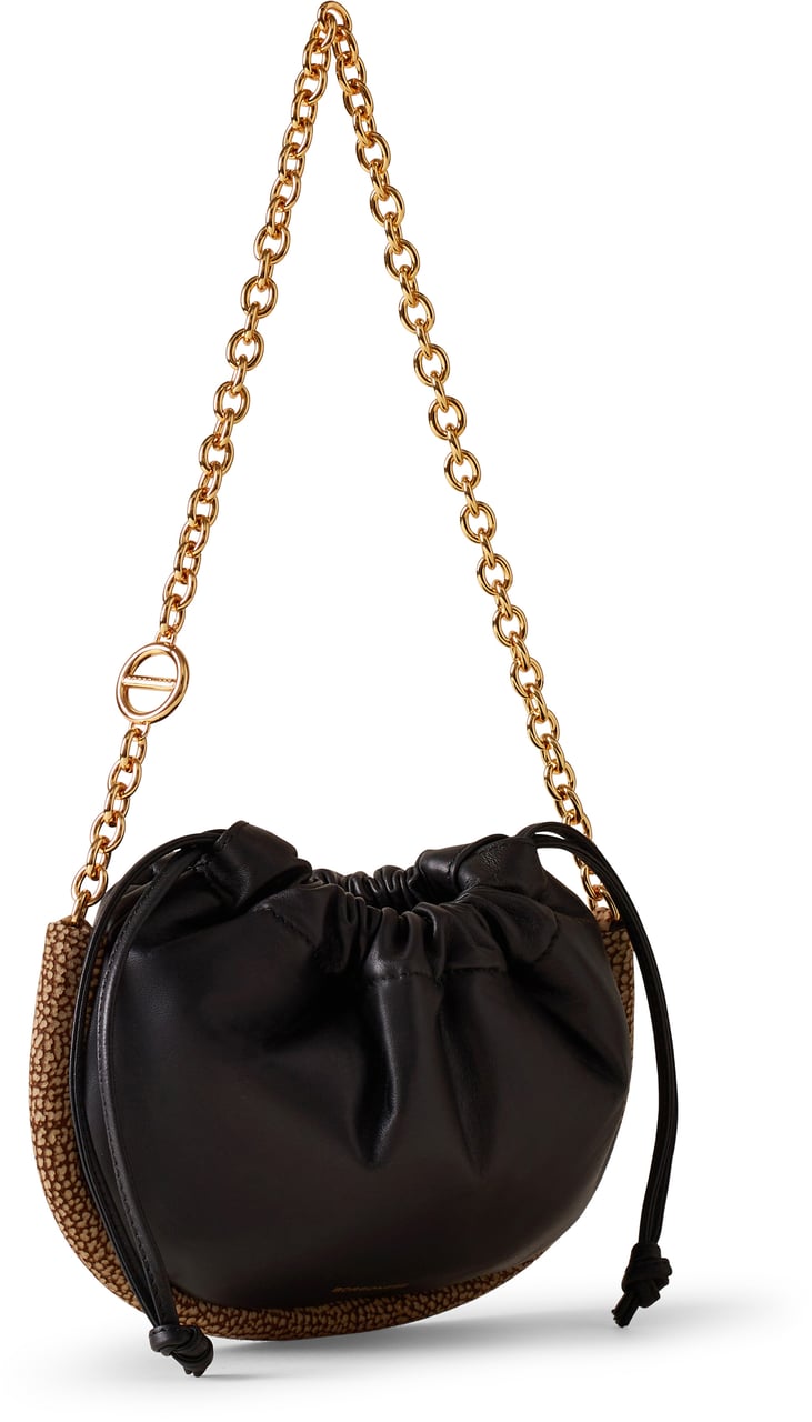 Borbonese COQUILLE MINI BAG Zwart