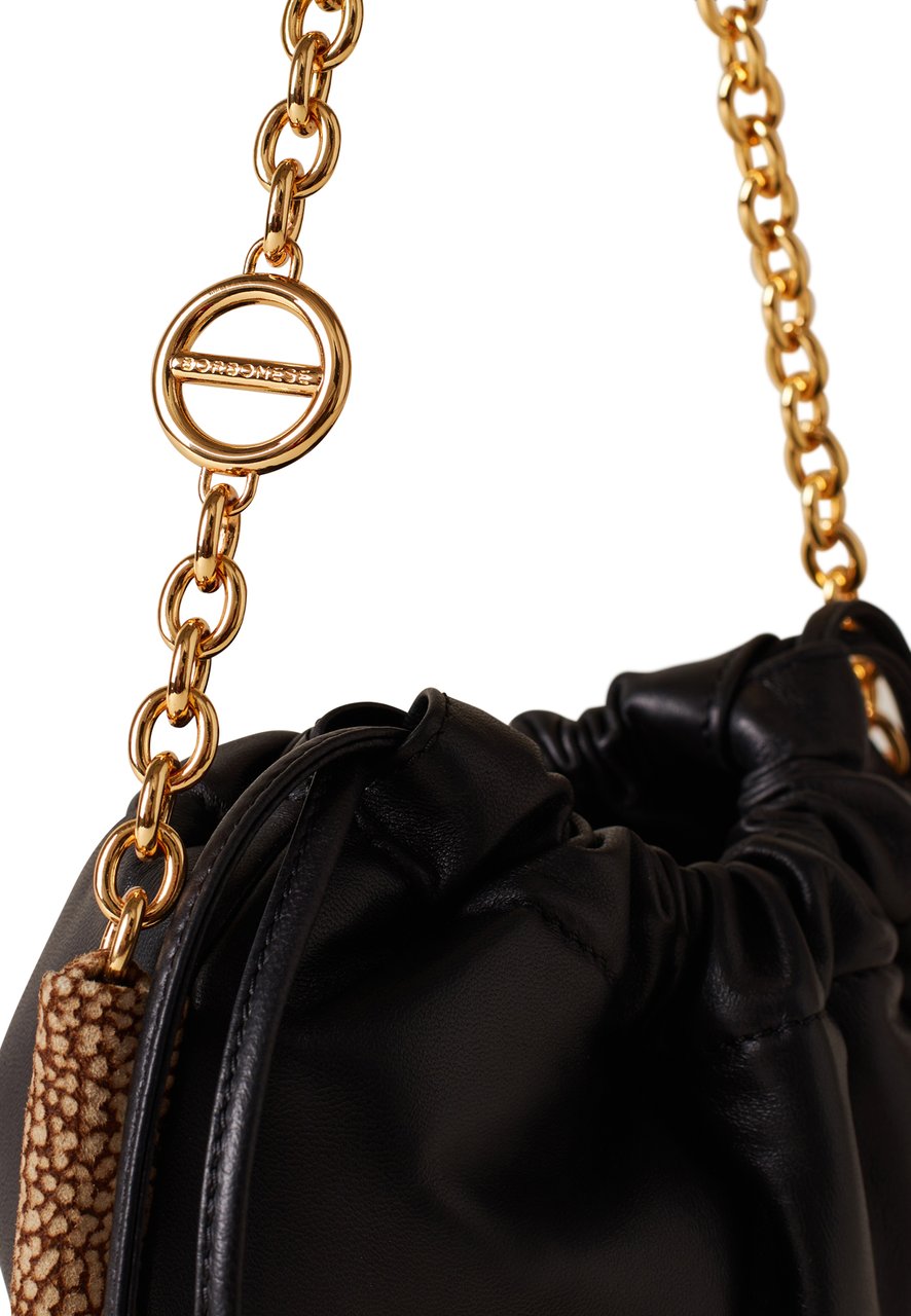 Borbonese COQUILLE MINI BAG Zwart