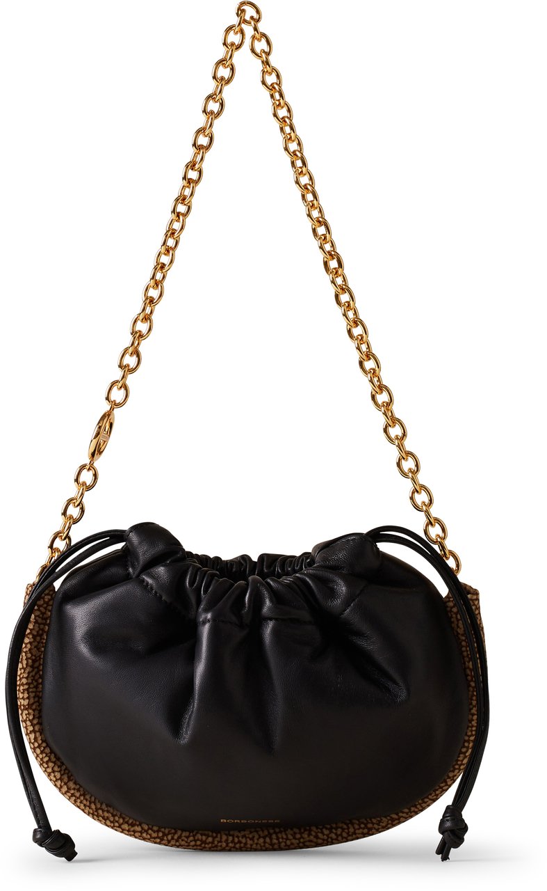 Borbonese COQUILLE MINI BAG Zwart