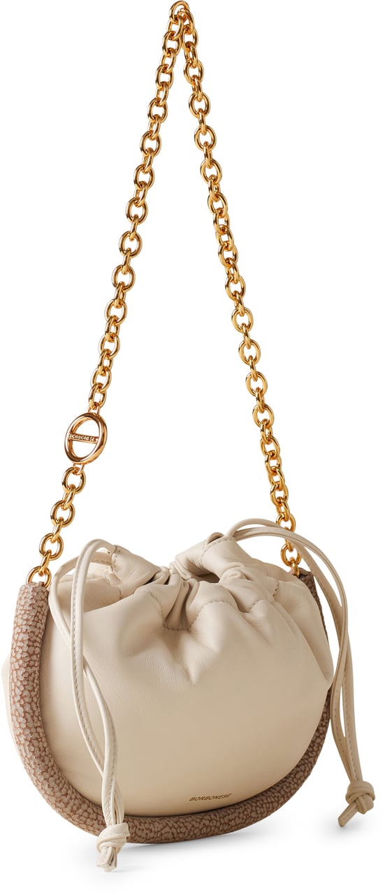 Borbonese COQUILLE MINI BAG Wit
