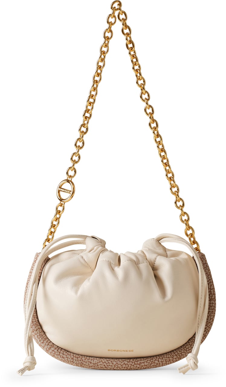 Borbonese COQUILLE MINI BAG Wit