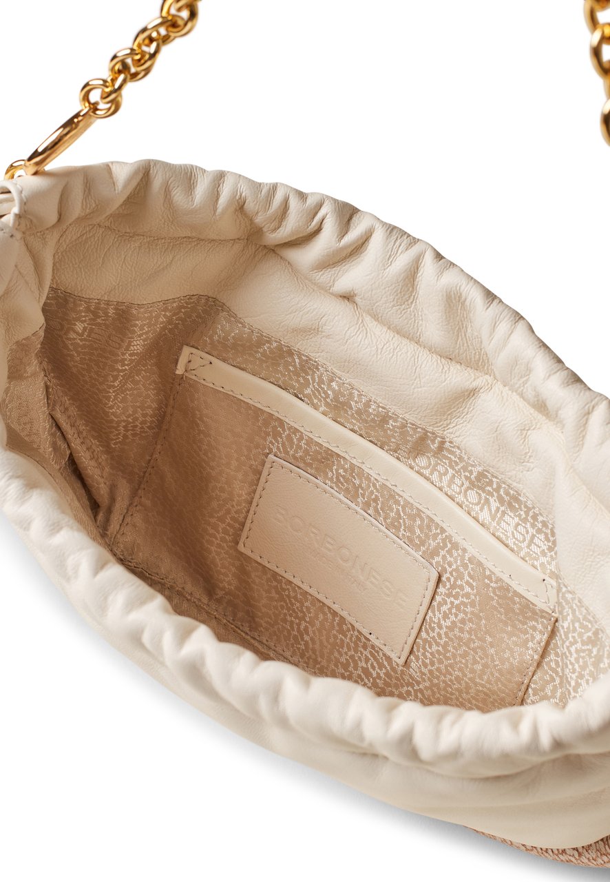 Borbonese COQUILLE MINI BAG Wit