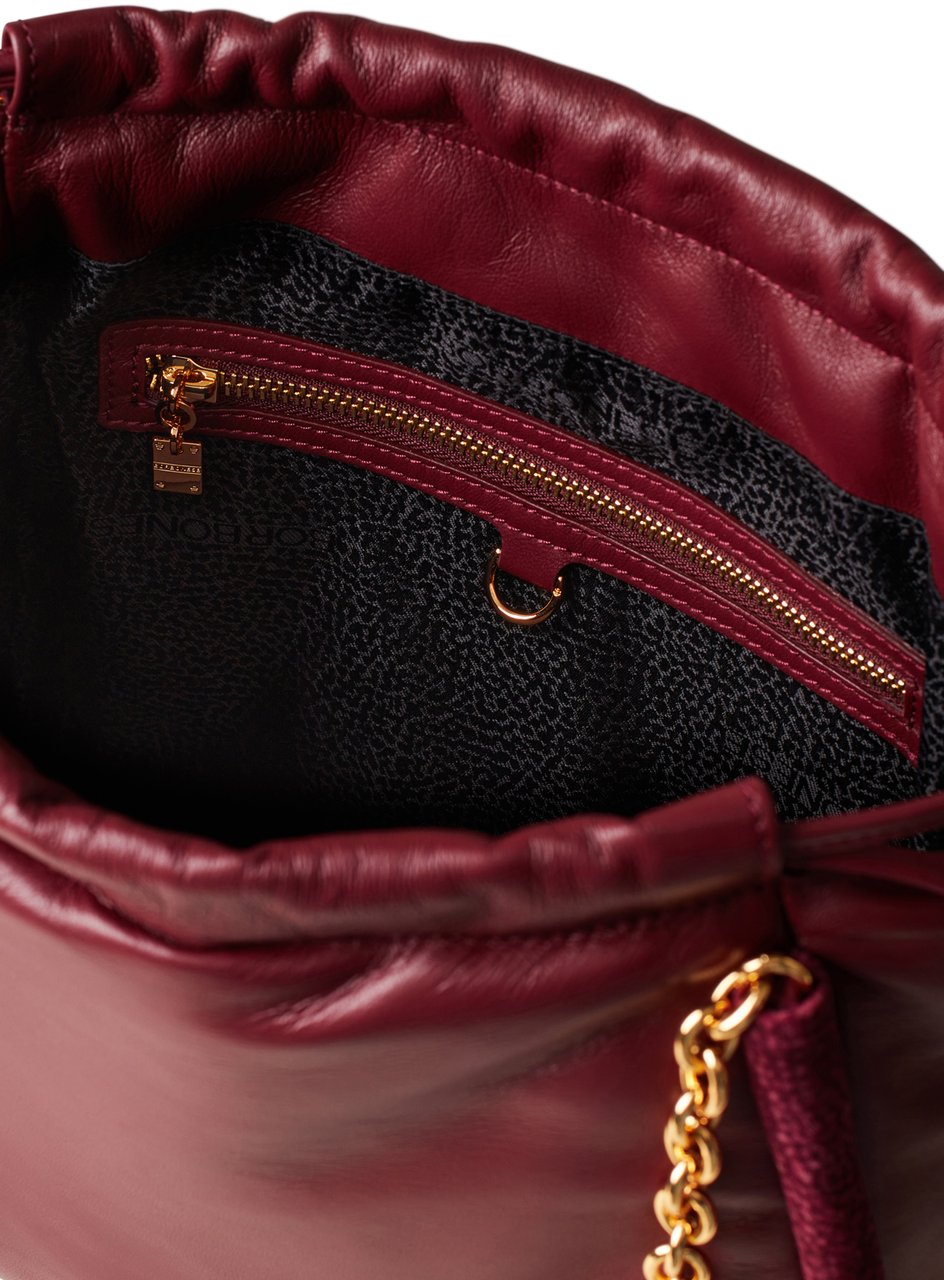 Borbonese COQUILLE LARGE SHOPPING BAG Rood
