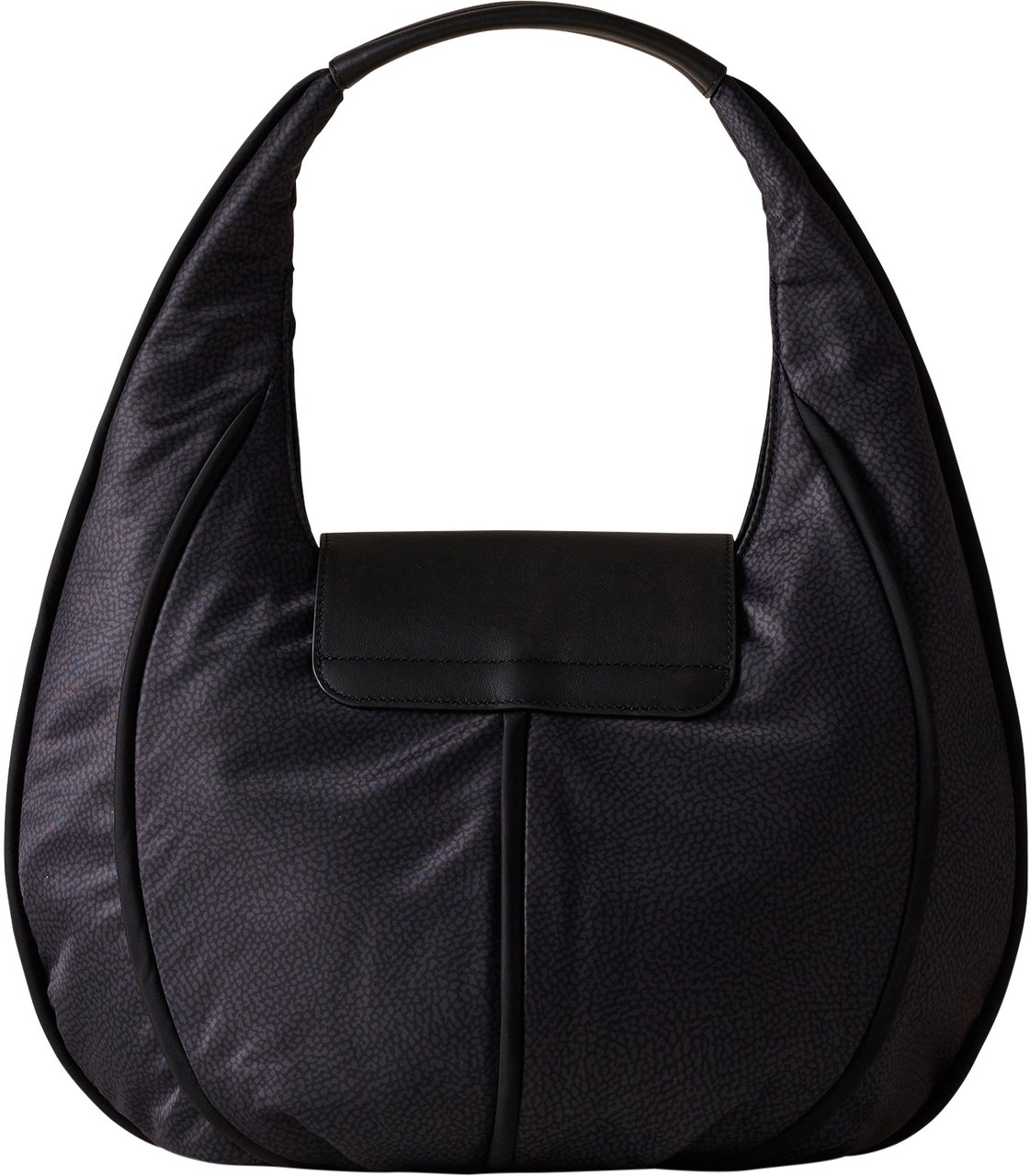 Borbonese COTTAGE SMALL HOBO BAG Zwart